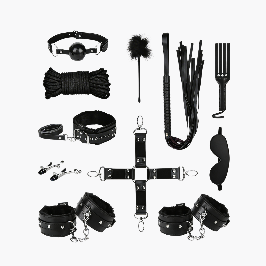 11 Pcs BDSM Leather Sex Products Kit