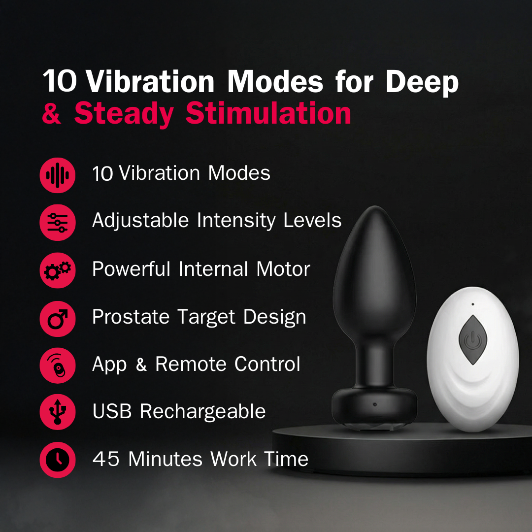 App Controlled Silicone Prostate Massager