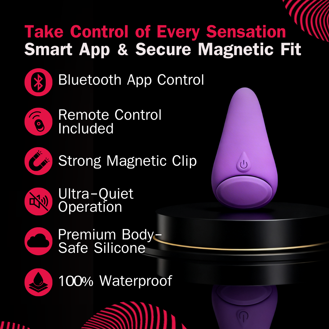 2G Magnetic Panty Vibe with Bluetooth
