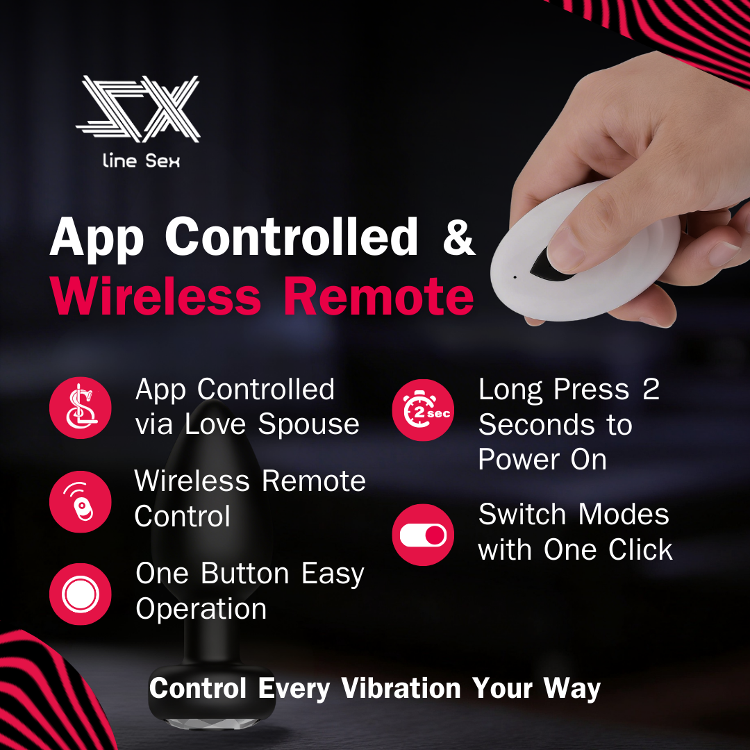 App Controlled Silicone Prostate Massager