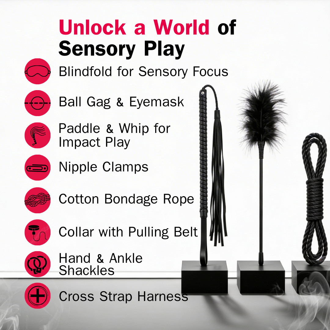 11 Pcs BDSM Leather Sex Products Kit