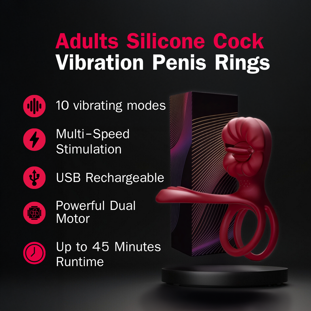adults silicone cock vibration penis ring adults silicone cock vibration penis ring