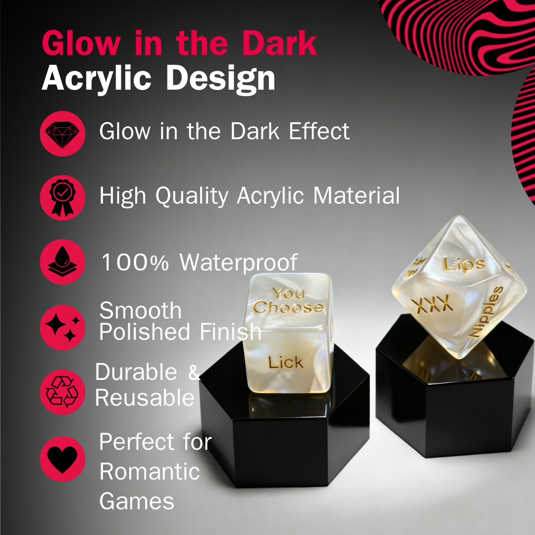 High Quality Adult Acrylic Sexy Pose Dice