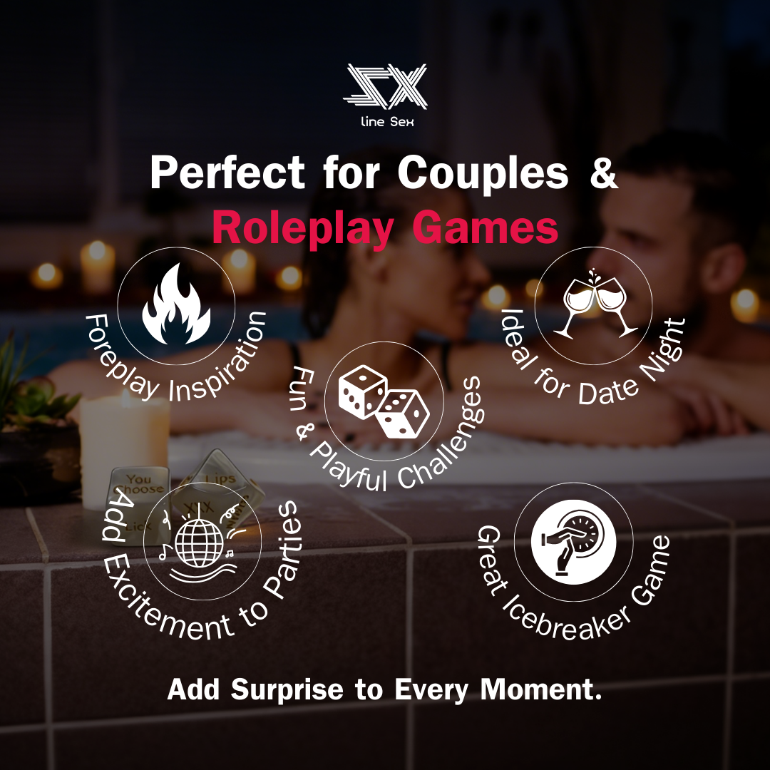 High Quality Adult Acrylic Sexy Pose Dice