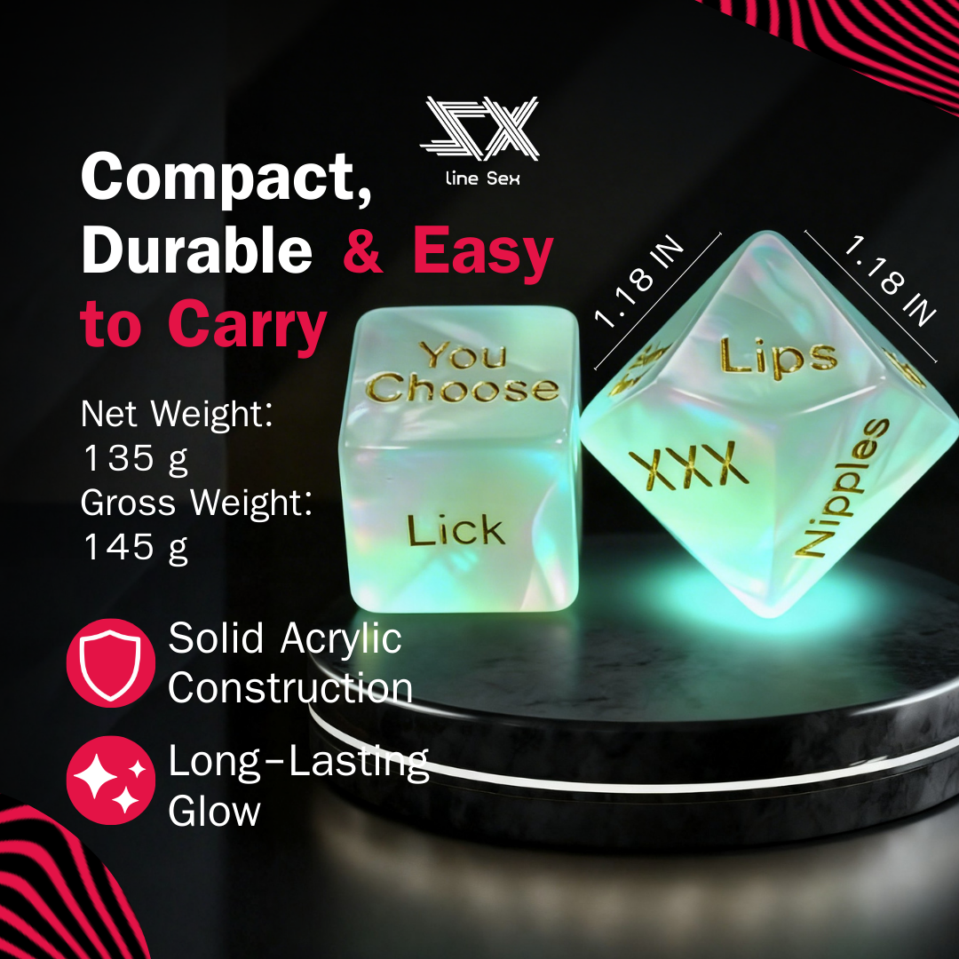 High Quality Adult Acrylic Sexy Pose Dice