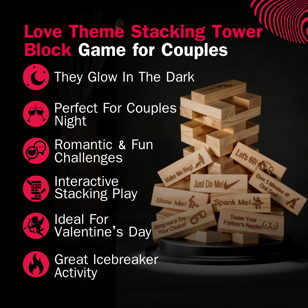 Sex Toys Stacking Tower Block Game English