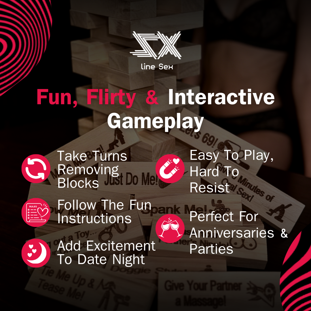 Sex Toys Stacking Tower Block Game English