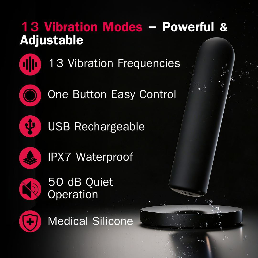 USB Rechargeable 10 Function Mini Bullet