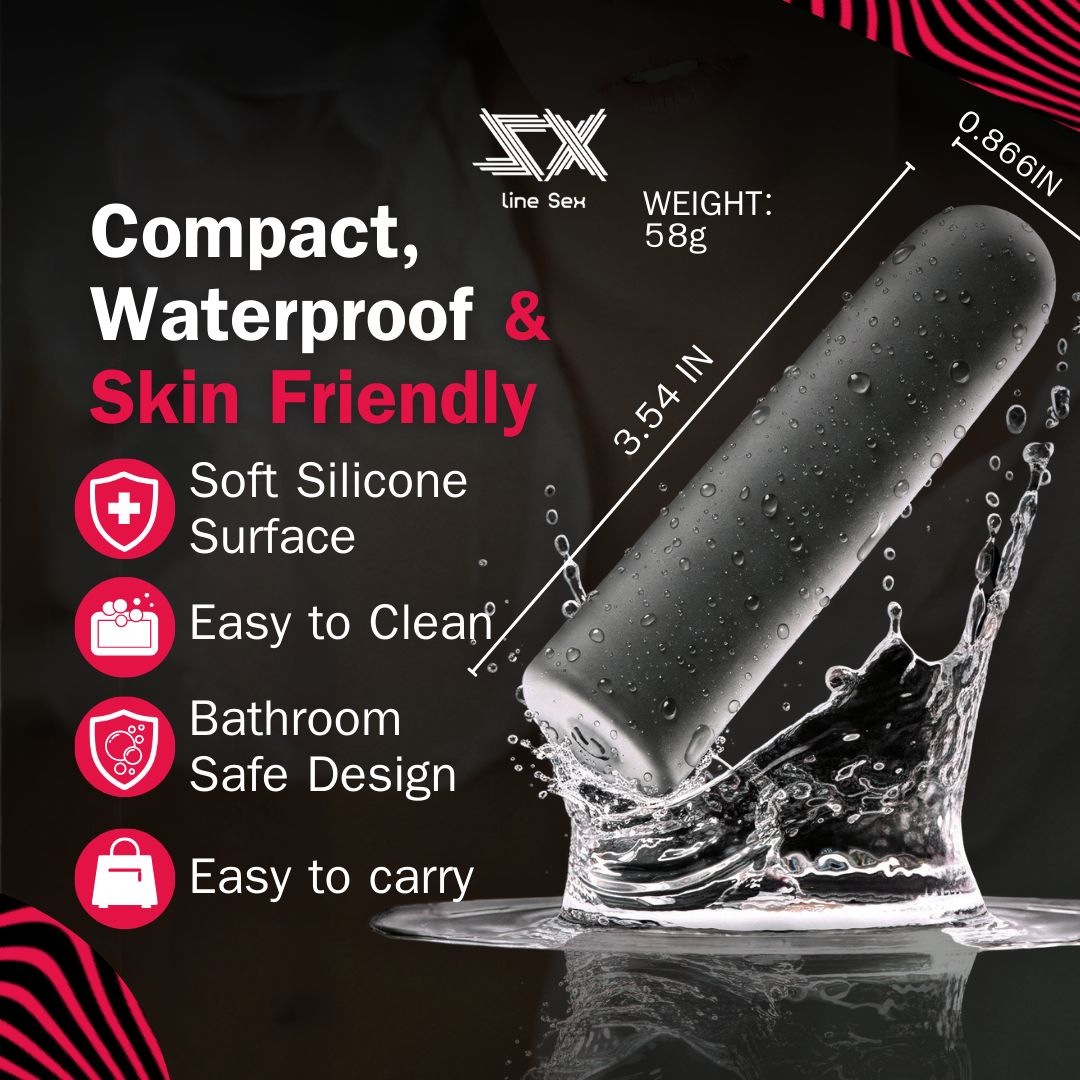 USB Rechargeable 10 Function Mini Bullet