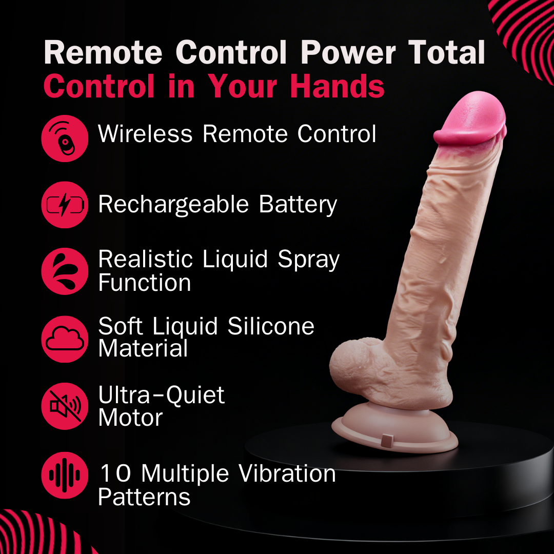 Squirting Dildo with Remote Control